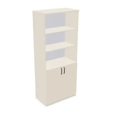 Regał biurowy EASY SPACE CABINET HO 5-OH 80cm kaszmirowy zamykany