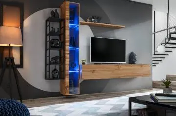 Meblościanka SWITCH MET VII dąb