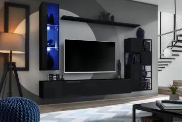 Meblościanka SWITCH MET II czarna
