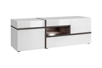 Szafka RTV CROSS 150 biała