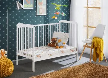 Łóżeczko dziecięce ALA II 120x60 biały mat