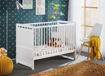 Łóżeczko dziecięce TYMEK 120x60 biały mat