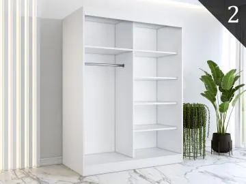 Korpus szafy MODUO COMFORT 150 biały mat