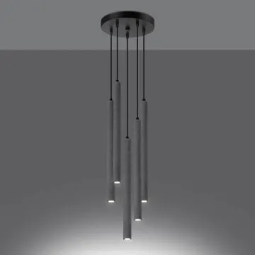 Lampa wisząca PASTELO 5P betonowa