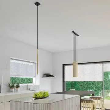 Lampa wisząca PASTELO 1 złoty połysk