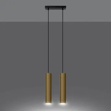 Lampa wisząca LAGOS 2 złoty połysk