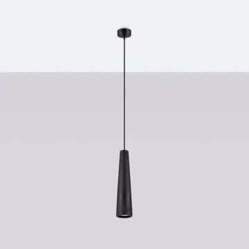 Lampa wisząca ELECTRA czarna betonowa