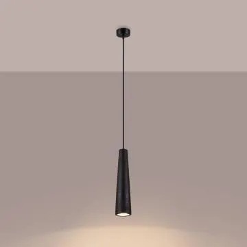 Lampa wisząca ELECTRA czarna betonowa