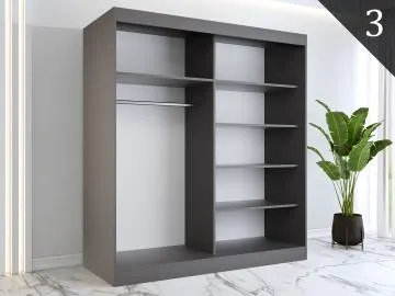 Korpus szafy MODUO COMFORT 180 antracyt