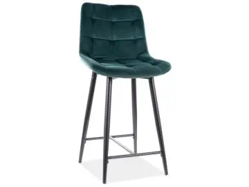 Hoker niski CHIC H-2 VELVET zielony kuchenny