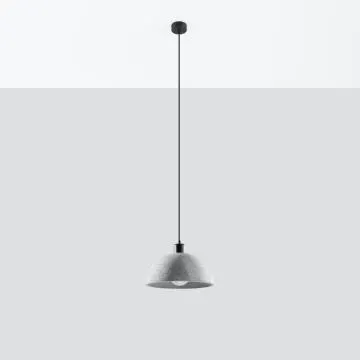 Lampa wisząca PABLITO szara betonowa