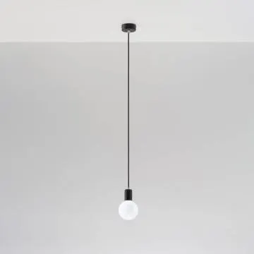 Lampa wisząca EDISON czarna