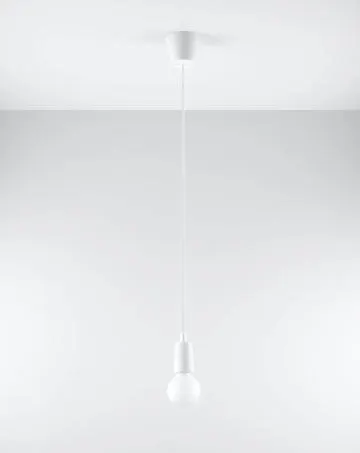 Lampa wisząca DIEGO 1 biała