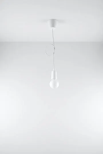 Lampa wisząca DIEGO 1 biała