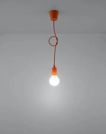 Lampa wisząca DIEGO 1 pomarańczowa