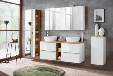 Szafka łazienkowa MILANO / CAPRI 810 20 cm biała