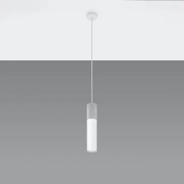 Lampa wisząca BORGIO 1 biała