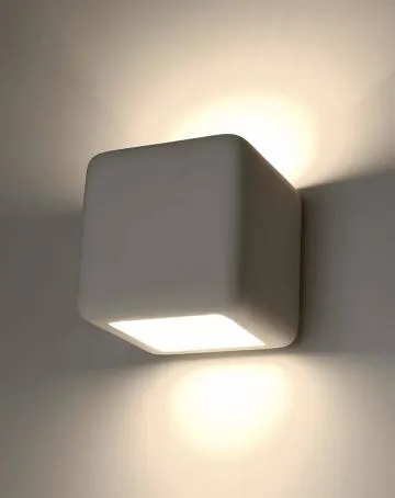 Kinkiet ceramiczny NESTA biały