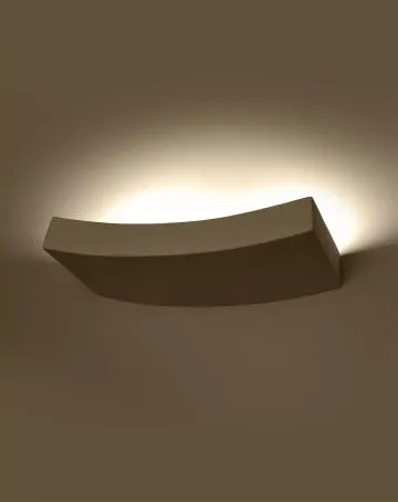 Kinkiet ceramiczny HATTOR biały