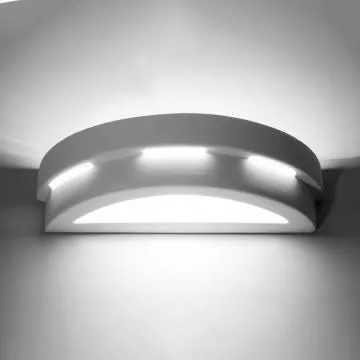 Kinkiet ceramiczny HELIOS biały