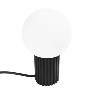 Lampa biurkowa HALO czarna ryflowana