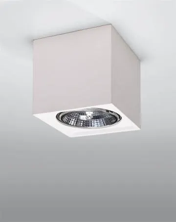 Plafon SEIDA ceramiczny biały