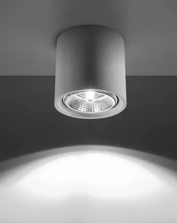 Plafon KALU ceramiczny biały