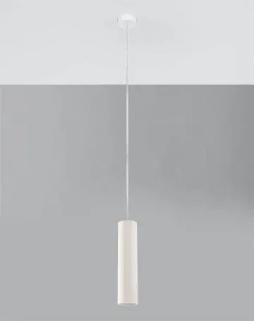 Lampa wisząca NANCY ceramiczna biała