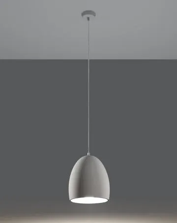 Lampa wisząca ceramiczna FLAWIUSZ biała