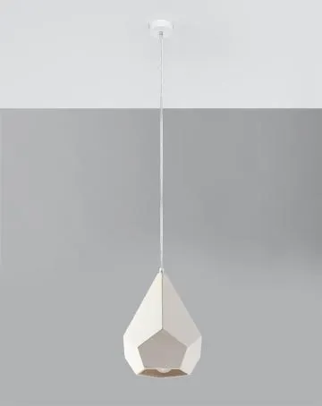 Lampa wisząca PAVLUS ceramiczna biała