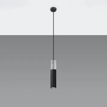 Lampa wisząca BORGIO 1 czarna