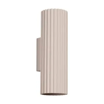 Kinkiet KARBON 20 taupe ryflowany 