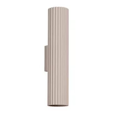 Kinkiet KARBON 30 taupe ryflowany