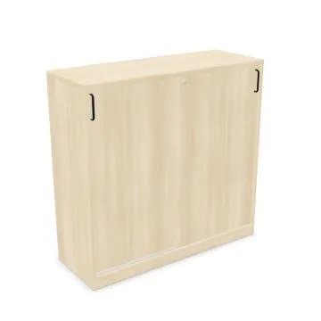 Szafka biurowa przesuwna EASY SPACE CABINET S 3-OH 120cm akacjowa zamykana