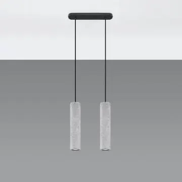 Lampa wisząca LUVO 2 betonowa