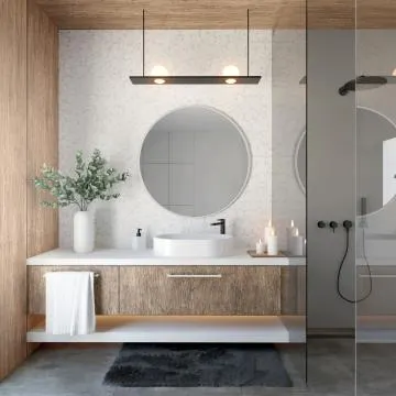 Lustro łazienkowe ZIRCON BETON 70