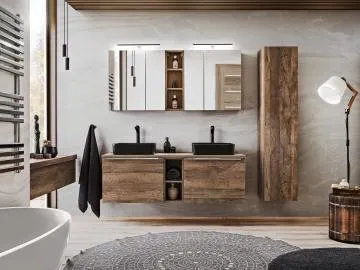 Szafka pod umywalkę nablatową SANTA FE OAK 60 cm dąb