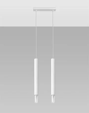 Lampa wisząca WEZYR 2 biała