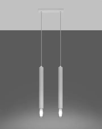 Lampa wisząca WEZYR 2 biała