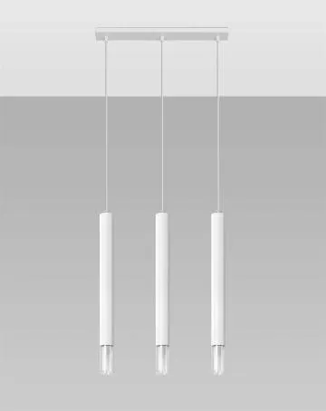 Lampa wisząca WEZYR 3 biała