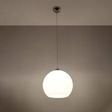 Lampa wisząca BALL biała