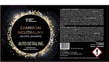 Szampon neutralny do mycia samochodu TESS 750ml auto detailing