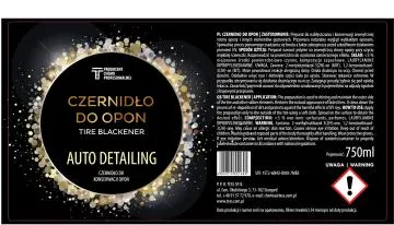 Czernidło do opon TESS 750ml auto detailing