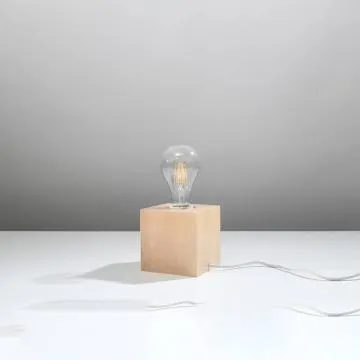 Lampa biurkowa ARIZ naturalne drewno