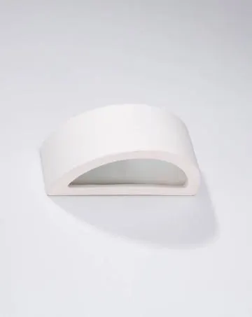Kinkiet Ceramiczny ATENA 20 biały