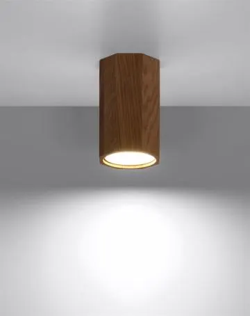 Plafon ZEKE 10 dębowy