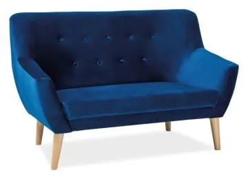 Sofa NORDIC 2 VELVET granatowa