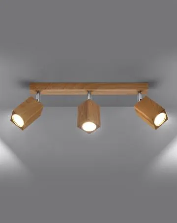 Listwa oświetleniowa KEKE 3 dąb
