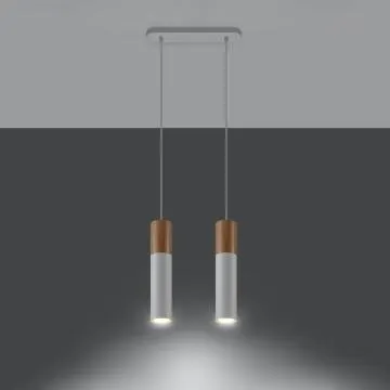 Lampa wisząca PABLO 2 biała