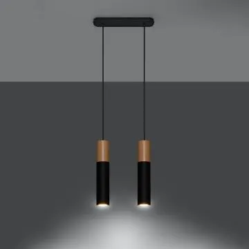Lampa wisząca PABLO 2 czarna